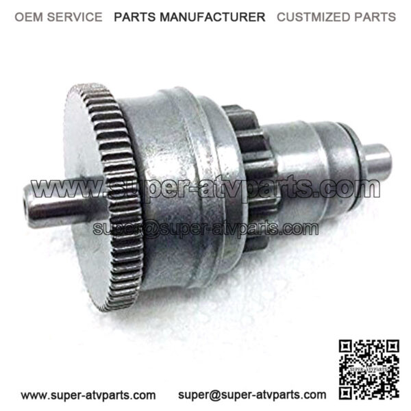 49cc 50cc GY6 Kick start Gear Starter Motor Clutch Gear Bendix Scooter Moped ATV - Image 3