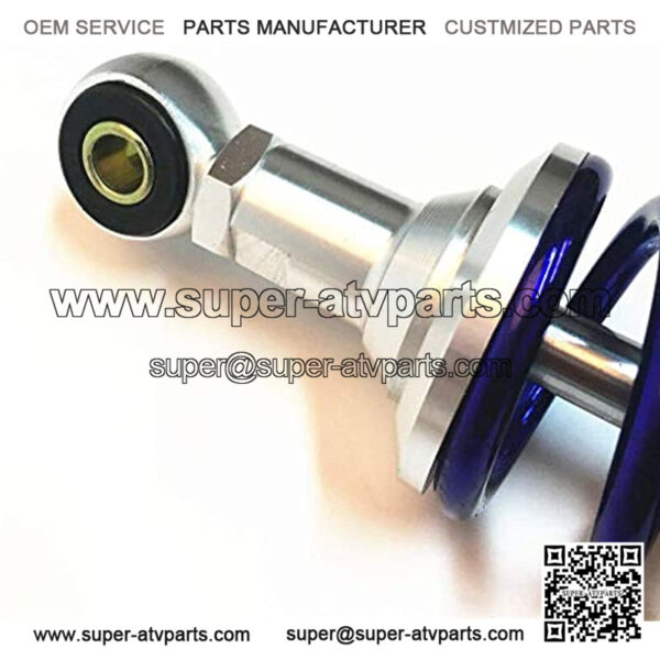 340mm Motorcycle Air Shock Absorbers Universal Fit for Honda Suzuki Kawasaki ATV Go Kart Quad Dirt Sport Bike (Blue) - Image 2