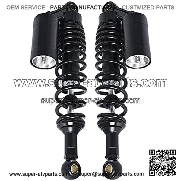 320mm Universal Motorcycle Rear Air Shock Absorbers Fit For H.on-da Su.zu-ki Ya.ma-ha Ka.wasa-ki ATV Sport Bike Go Kart Chinese Quad Dirt Bike Dual Sport Black - Image 3