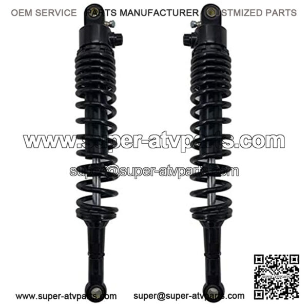 Absorber Suspension Spring Scooter One Pair 400mm 410mm 420mm 430mm 440mm 450mm Motorcycle Shock Absorber Rear Suspension Fit For SUZUKI Kawasaki ATV Motorcycle Rear Shock Complete Struts Shock