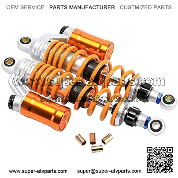 325mm 12.8" Adjustable Shock Absorbers Suspension Spring For Motorcycle ATV Quad