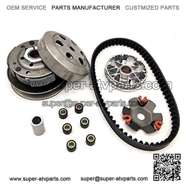 High PerformanceClutch Assembly Set Fit GY6 50cc scooter 139QMB Engine Go Kart ATV Quad Moped