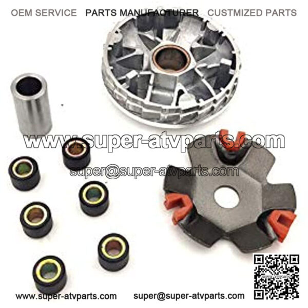 High PerformanceClutch Assembly Set Fit GY6 50cc scooter 139QMB Engine Go Kart ATV Quad Moped - Image 2