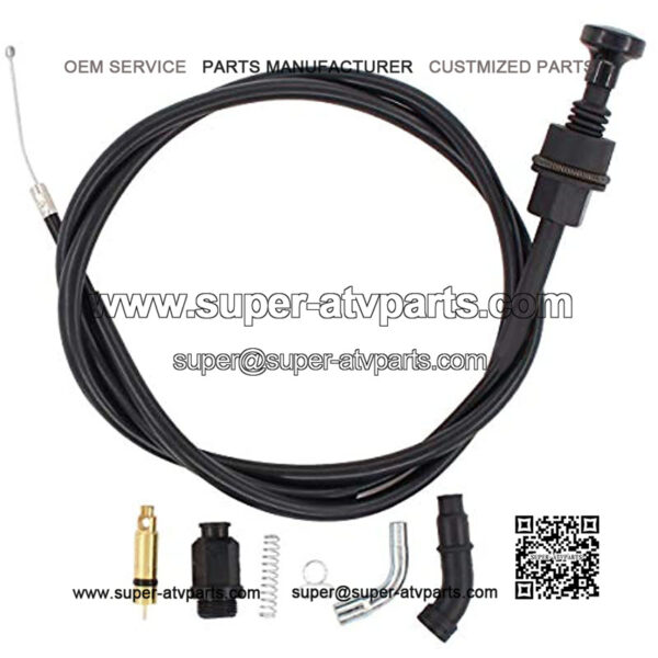Choke Cable and Starter Valve Plunger Kit for TRX350 Rancher 350 ATV 04 05 06