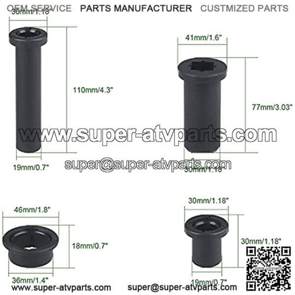 Compatible with Bushing Kit Stabilizer Tube Kit for Sportsman 800 EFI 500 HO 4x4 700 400 ATV,26PCS - Image 3