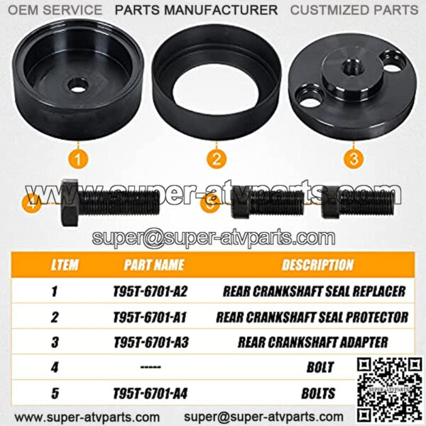 Rear Crankshaft Seal Installer 7834 Compatible with 1993-1997 Ford Aerostar 4.0L 1993-2006 Ford Ranger 4.0L 1993-2006 Ford Explorer 4.0L 303-5524 - Image 3
