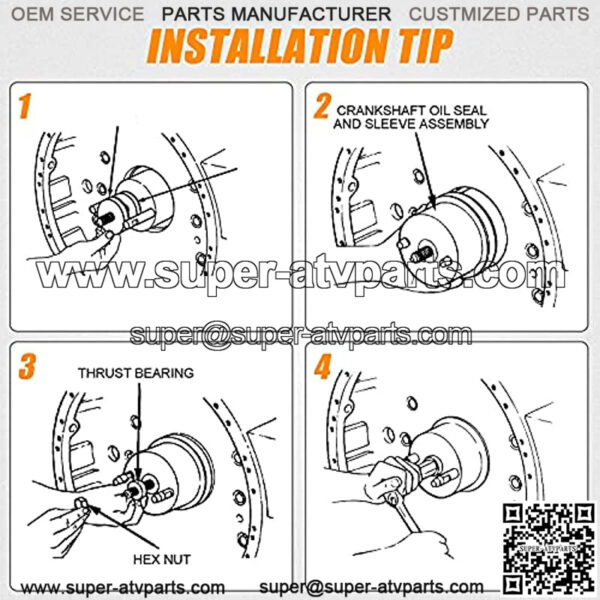 Rear Crankshaft Seal Installer 7834 Compatible with 1993-1997 Ford Aerostar 4.0L 1993-2006 Ford Ranger 4.0L 1993-2006 Ford Explorer 4.0L 303-5524 - Image 4