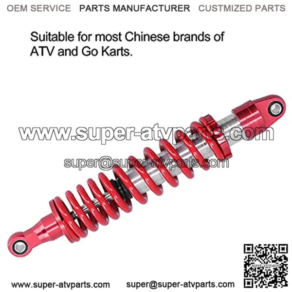 360mm Shock Absorber, 14.2inch Rear Suspension Shock Absorber Steel Alloy Damper Replacement, Adjustable Damping - Image 3