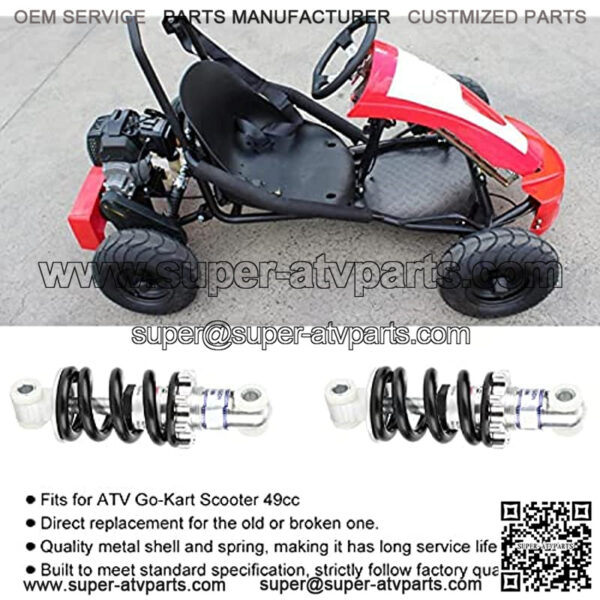 Shock Damper, Better Ride Convenient Shock Suspension for ATV Go-Kart Scooter 49CC - Image 4