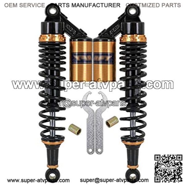 Pair Universal 360mm 540LBS Motorcycle Air Shock Absorbers Rear Suspension Fit for ATV Scooter Dirt Pit Street Bike Shock Absorbers