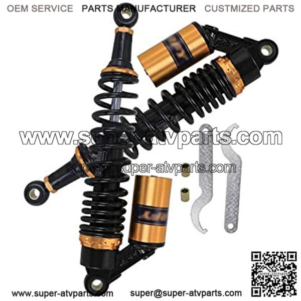 Pair Universal 360mm 540LBS Motorcycle Air Shock Absorbers Rear Suspension Fit for ATV Scooter Dirt Pit Street Bike Shock Absorbers - Image 2