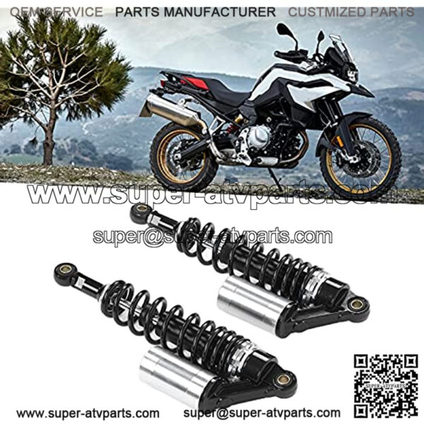 Motorcycle Shock Absorber Aluminium and Iron Pair 340mm Motorcycle Shock Absorber Rear Suspension Spring - Image 3