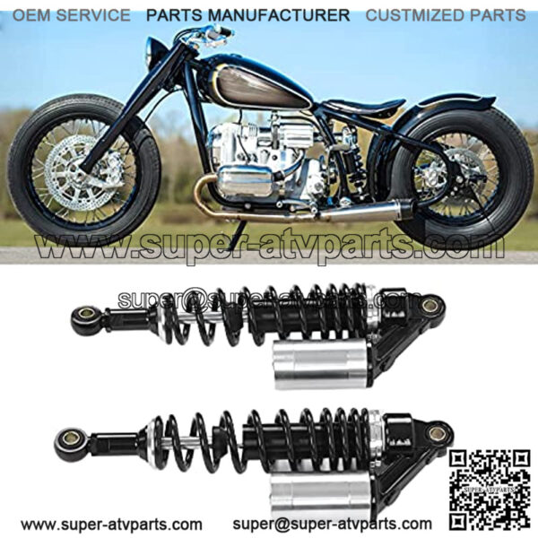 Motorcycle Shock Absorber Aluminium and Iron Pair 340mm Motorcycle Shock Absorber Rear Suspension Spring - Image 5