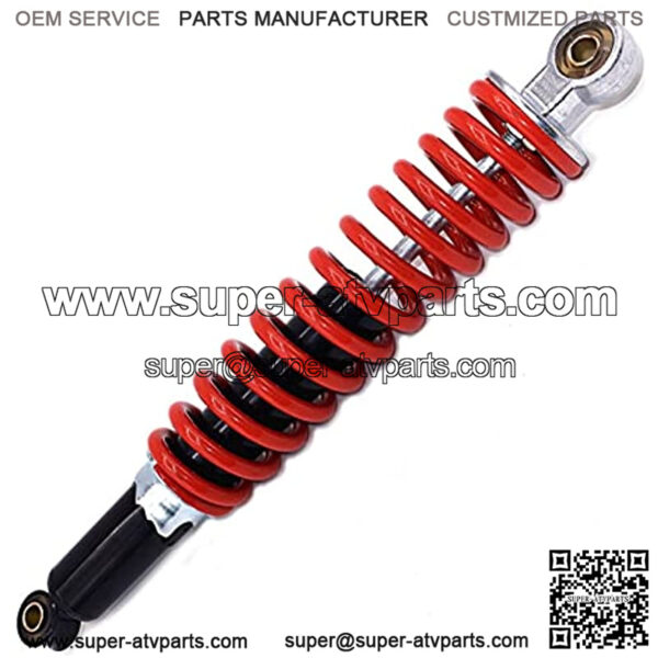 350mm/13. 8in Rear Shock Absorber Universal Fit for Dune Buggy Quad Dirt Bike ATV Aluminium Alloy Shock Spring Suspension Red - Image 2