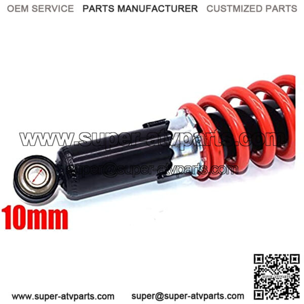 350mm/13. 8in Rear Shock Absorber Universal Fit for Dune Buggy Quad Dirt Bike ATV Aluminium Alloy Shock Spring Suspension Red - Image 5