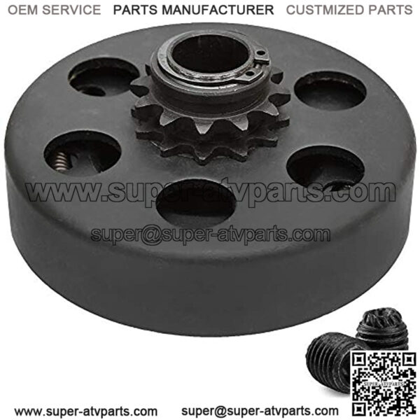 Go Kart Clutch 3/4 Bore 12T for #35 Chain, Predator 212 Engine Centrifugal Clutch, Up to 6.5 HP, Perfect for Go Kart, Mini Bike and Fun Kart Engine