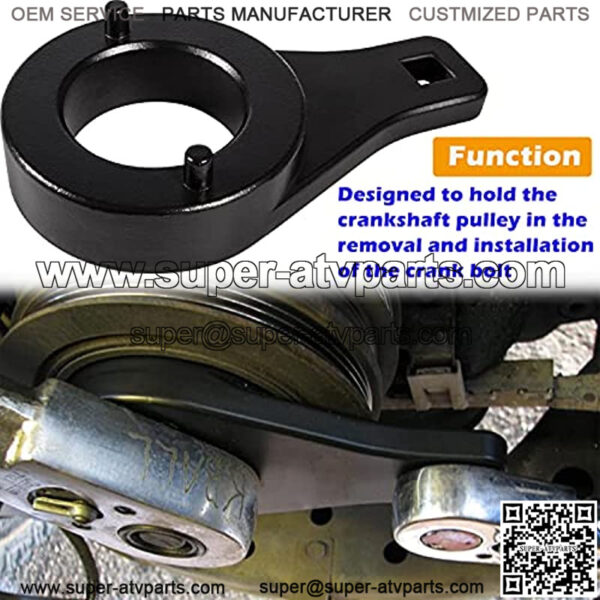 Damper Pulley Holding Tool Crankshaft Holder compatible with Tacoma 4Runner T100 Tundra Pickup - Image 4