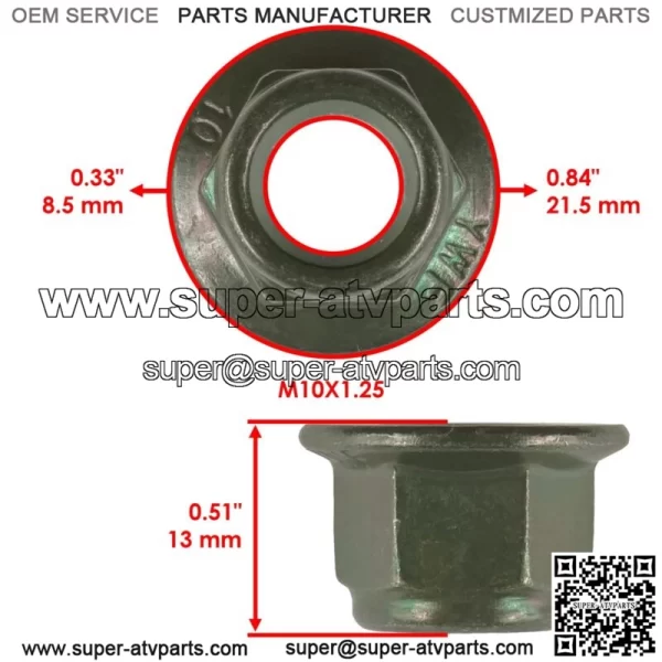 Front Lower Inner A-Arm Bushing Kit for Polaris Ranger Crew 1000 2019-2020 (For: Polaris) - Image 4