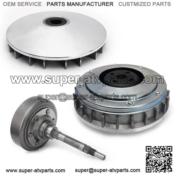 ATV UTV Wet Clutch Assy Secondary Pulley Housing Pad Shoe Fixed Sheave Bearing Gasket Assy for Bennche Bighorn 500 700 700HD 700X-HD - Image 3