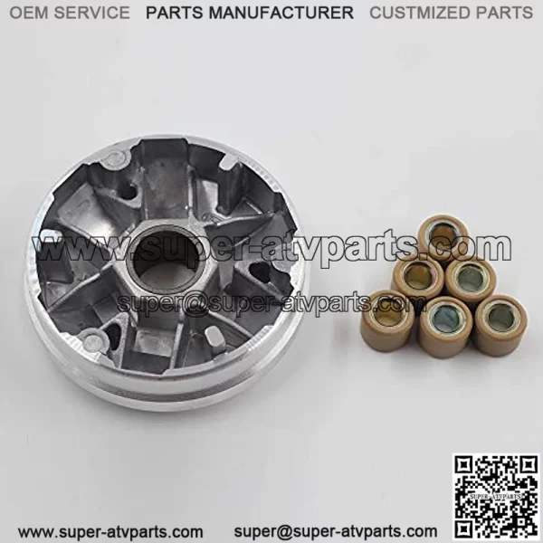 Complete Variator Kits for Gy6 50cc/80cc 139QMB/147QMD Engine, Drive Wheel Assy Performance 8.5 Gram Rollers CVT Front Clutch for Scooter Atv and Gokart(GY6 50/80) - Image 2