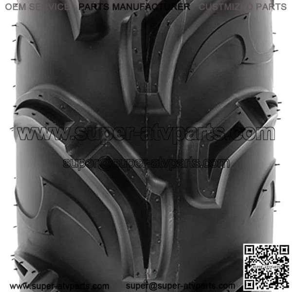 Pair of 2 Warrior AT 26x9-12 ATV UTV Mud & Trail Tires, 6 PR, Tubeless A048 - Image 3