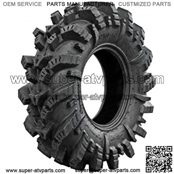 Intimidator UTV / ATV Mud Tire for RZR, X3, General, Maverick, Ranger, Rock & All Terrain UTV Mud Tire | 30x10-14 | 2" Tread Depth | 6 Ply Ratings