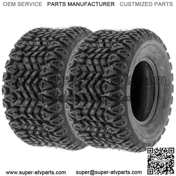23x11-10 23x11x10 Golf Cart ATV UTV All Terrain Tires 4 Ply G003 [Set of 2]