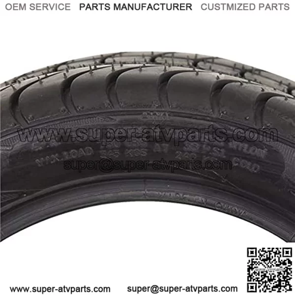 Low Profile Golf Cart 4-Ply Turf or Pavement Tire, Golf Cart Tires with All-Terrain Quality, Tubeless Tires for Golf Cart Non-Directional Tread, Golf Cart Tires 12 Inch - 215/40-12 P825 - Image 3