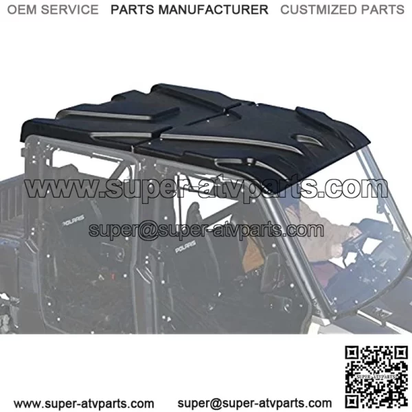 Heavy Duty Plastic Roof for Polaris Ranger Full Size XP 570 Crew / 900/1000 / 1000 Diesel - See Fitment | Easy to install | This UTV Top Protects Riders from Sun, Rain, and Debris!