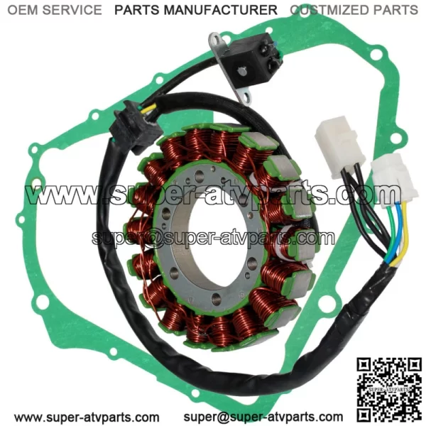 Stator & Gasket for Suzuki LT-A400F LTA400F Eiger 400 Auto 4X4 2002-2007