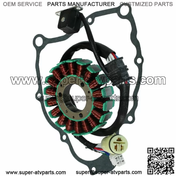 Stator & Gasket for Yamaha Bear Tracker 250 YFM250X 2001 2002 2003 2004 Atv New