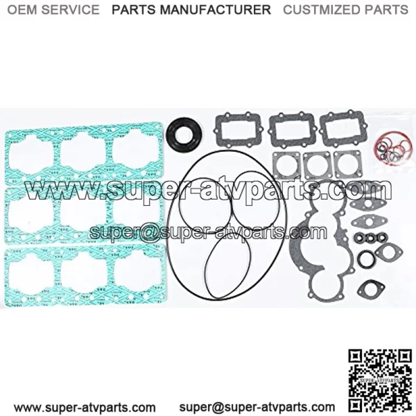 Full Engine Gasket Set 796.3 cc Engine Type 800 Formula III 809 1999-2000 Snowmobile Liquid Cooled 3 Cylinder PWC 123-15004