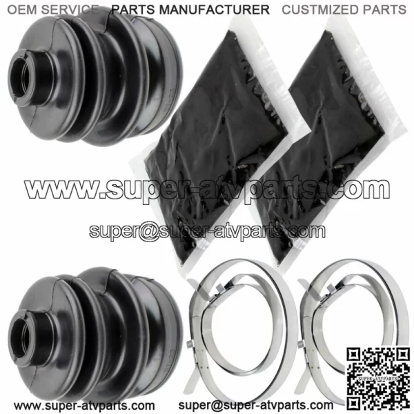 Front or Rear Axle Inner Outer CV Boot Kit for Arctic Cat 400 2X4 4X4 2002-2009