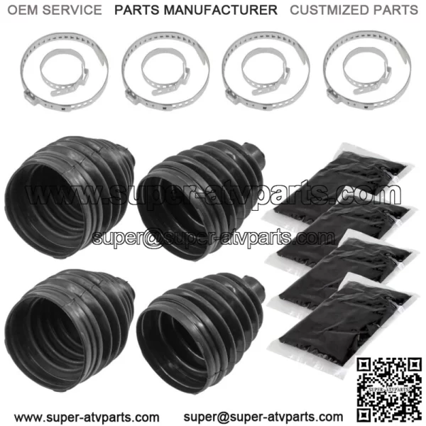 Front Outer/Inner CV Axle Boots For Honda Pioneer 700-4 SXS700M4 2017-2022 - Image 4