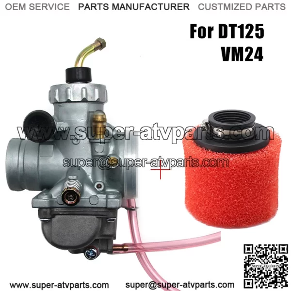 Mikuni motorcycle carburetor is suitable for VM24 DT125 175 interface TZR air filter - Image 3