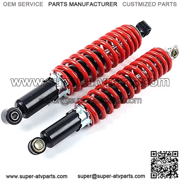 Pair 350mm 13.7" Front Shock Absorber Shocker Suspension 500lb For Quad Dirt Bike ATV Buggy Go Kart