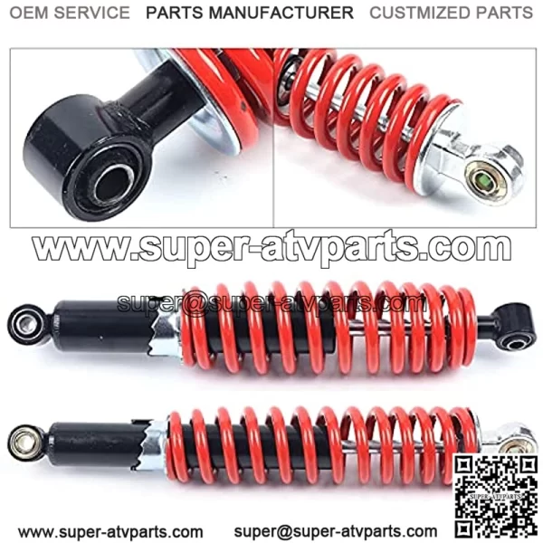 Pair 350mm 13.7" Front Shock Absorber Shocker Suspension 500lb For Quad Dirt Bike ATV Buggy Go Kart - Image 2