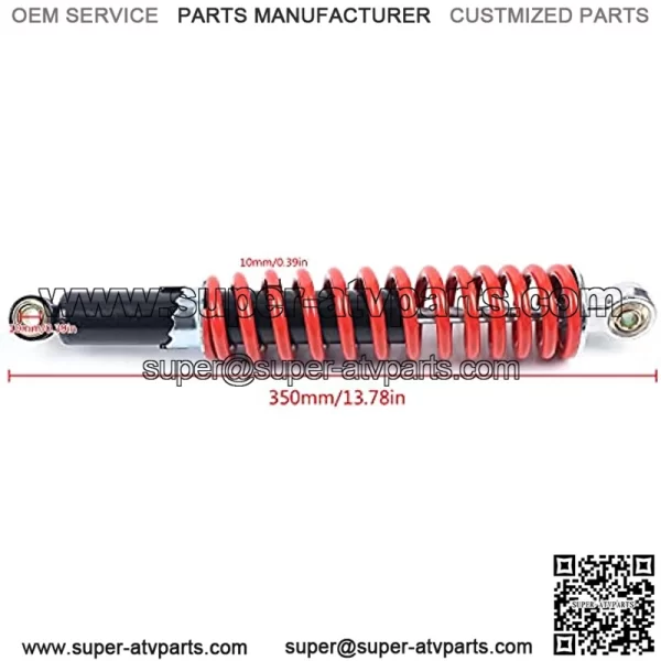 Pair 350mm 13.7" Front Shock Absorber Shocker Suspension 500lb For Quad Dirt Bike ATV Buggy Go Kart - Image 3