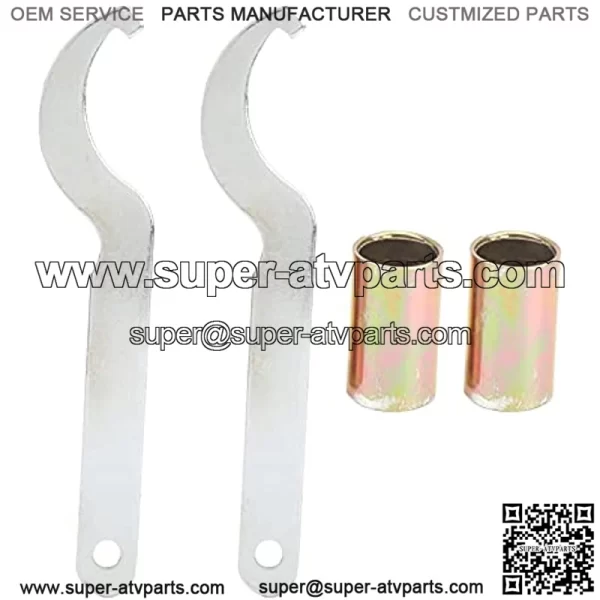 340mm/ 13.39in Springs Damper, Aluminum Alloy Front Rear Suspension Damper with Air Pocket for Motorcycles/Off-Road Vehicles/ATVs - Image 3