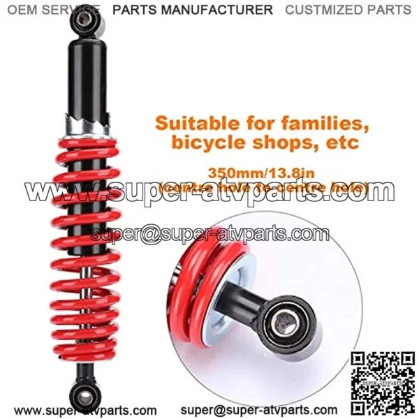350mm/13.8in Rear Shock Absorber Universal Fit for Dune Buggy Quad Dirt Bike ATV + shock-suspension - Image 3