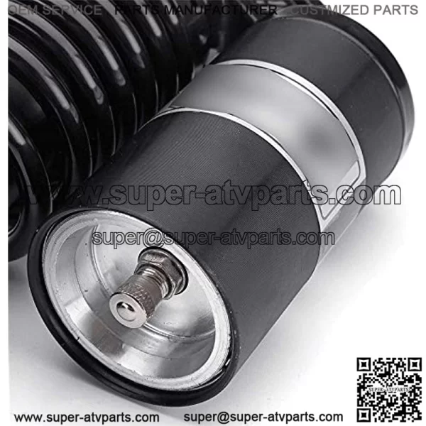 Pair Universal 280/320/340360/380mm Motorcycle Air Shock Absorbers Rear Suspension for ATV Scooter Dirt Pit Street Bike Motorcycle Rear Damping Motorcycle Suspension (Color : 320mm Gold) - Image 4