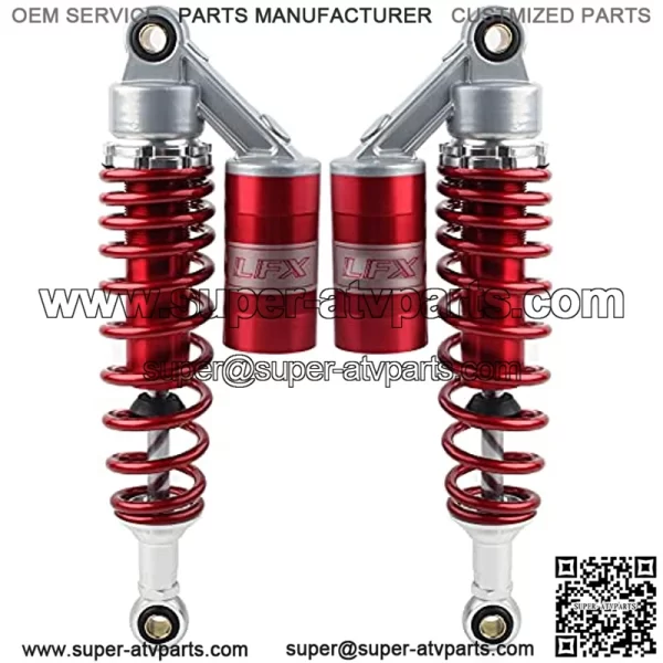 Pair Motorcycle 320mm Red Air Shocks ATV UTV Suspension Shock Absorbers For ATV UTV Go Kart Quad Dirt Bikes - Image 2