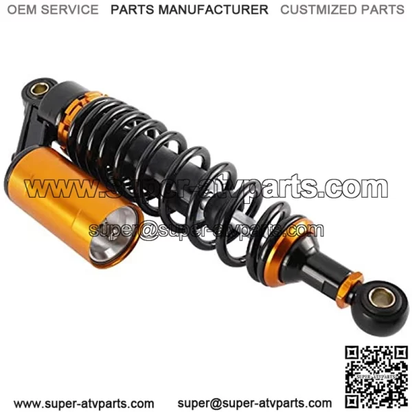 Pair 320mm Universal Motorcycle Rear Air Shock Absorbers for ATV Go Kart Quad Dirt Sport Bikes (black&gold) - Image 3