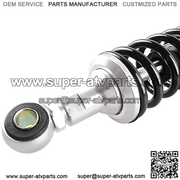 320mm A Pair Motorcycle Air Shock Absorbers Universal Fit For Suzuki Yamaha Kawasaki ATV Go Kart Quad Dirt Sport Bikes (Silver Black) - Image 4