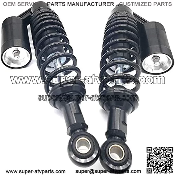 340mm Motorcycle Air Shock Absorbers Universal Fit for Honda Suzuki Yamaha Kawasaki ATV Go Kart Quad Dirt Sport Bikes (Black) - Image 3