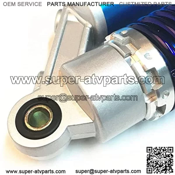340mm Motorcycle Air Shock Absorbers Universal Fit for Honda Suzuki Yamaha Kawasaki ATV Go Kart Quad Dirt Sport Bike Blue - Image 2