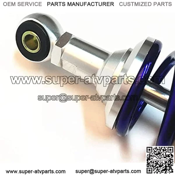 340mm Motorcycle Air Shock Absorbers Universal Fit for Honda Suzuki Yamaha Kawasaki ATV Go Kart Quad Dirt Sport Bike Blue - Image 4