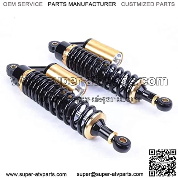 Motorcycle Air Shock Absorbers Universal Fit for Honda Suzuki Yamaha Kawasaki ATV Go Kart Quad Dirt Sport Bikes Golden (280mm) - Image 2