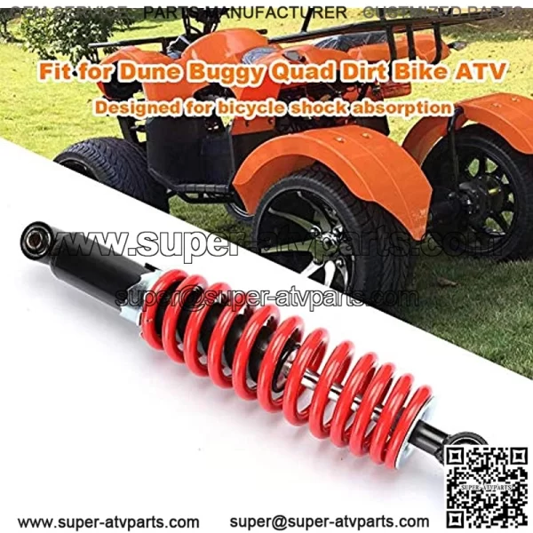 Shock Absorber, 350mm/13.8in Rear Shock Absorber Universal Fit forDune Buggy Quad Dirt Bike ATV - Image 2