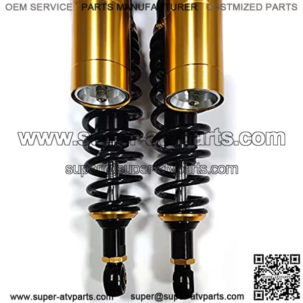 340mm Universal Motorcycle Rear Air Shock Absorbers Compatible with 150CC-750CC Karting Scooter ATV Yamaha Suzuki Honda